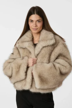 Steff Faux Fur Jacket 165376*Neo Noir