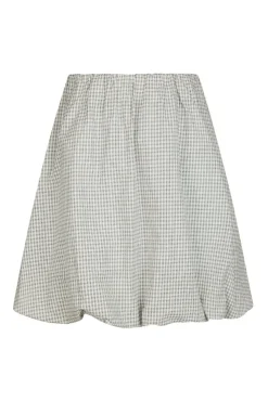 Stela Small Check Skirt 165421*Neo Noir