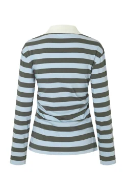 Stetsonmd Ls Stripe Polo 58842*Modström Clearance