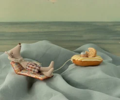 Maileg Strandmus Med Luftmadras, Far<Børn Bad, Leg & Interiør