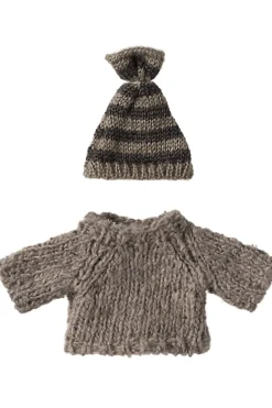 Maileg Strikket Sweater Og Hue, Mus, Storebror<Børn Bad, Leg & Interiør