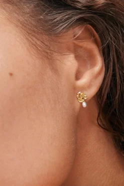 Enamel Copenhagen Studs, Mio Pearl< Øreringe