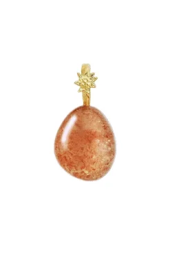 Maanesten Sunstone Fire Pendant< Halskæder
