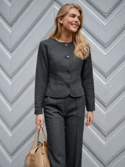 Neo Noir Sury Herringbone Pants 166366< Sæt 🛍️|Bukser, Jeans & Leggings