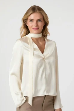 Susanna Heavy Sateen Blouse 165018*Neo Noir