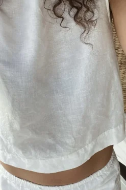 Neo Noir Svetlana Linen Top< T-Shirts & Toppe