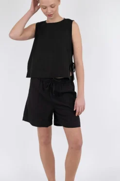 Svetlana Linen Top*Neo Noir Online