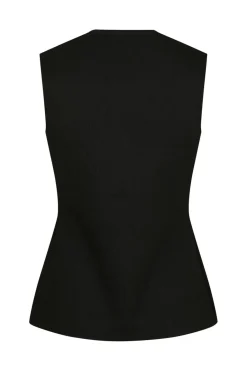 Neo Noir Sway Smooth Knit Waistcoat 164704< Veste