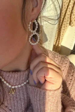 Mellow Moon 8-Tal Ørering Med Perler< Øreringe