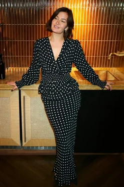 Neo Noir Tamona Crepe Dot Blouse 167939< Bluser & Skjorter