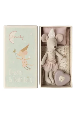 Maileg Tandfe Mus, Lillesøster I Tændstikæske<Børn Bad, Leg & Interiør