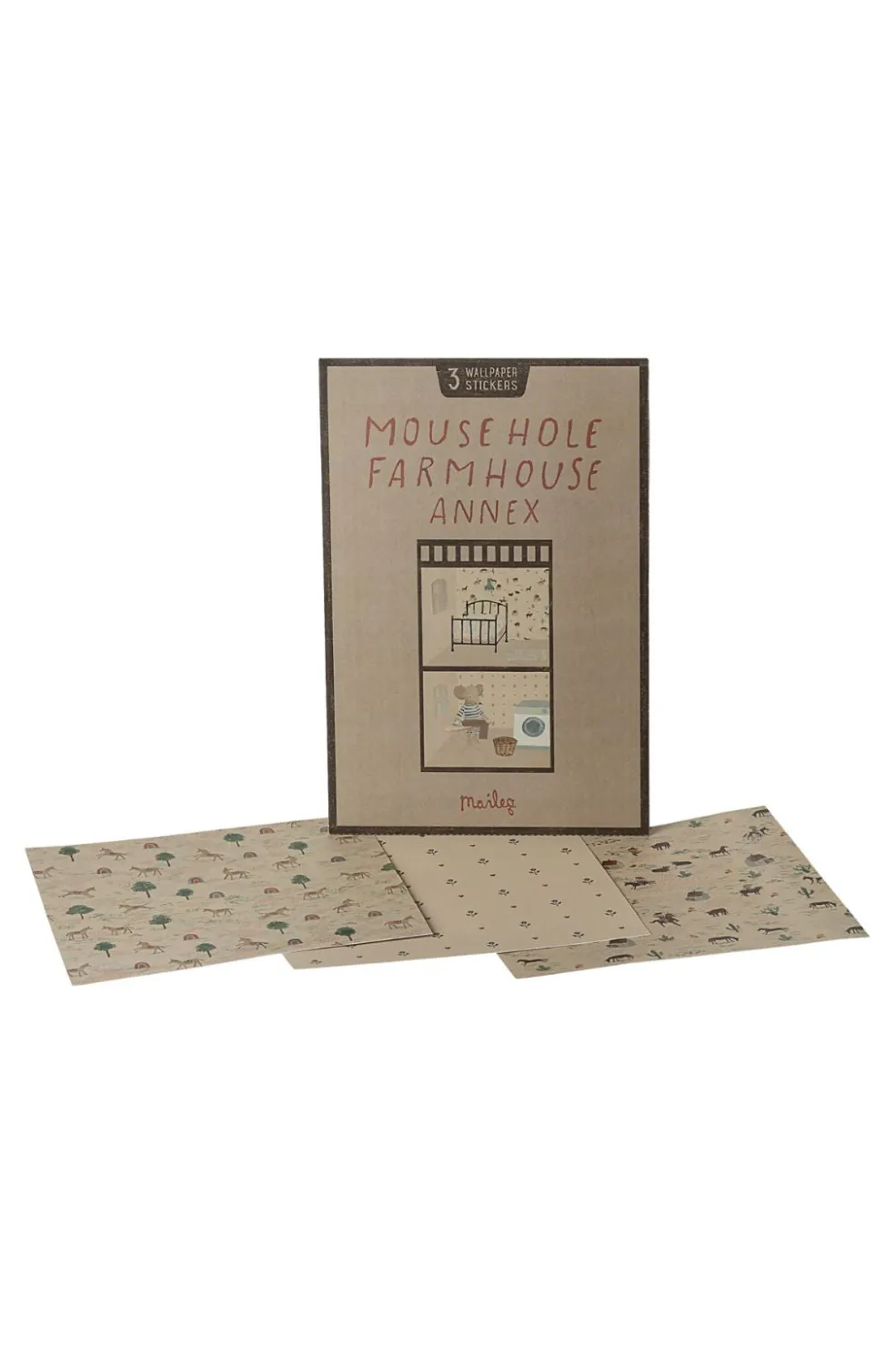 Tapet Klistermærker Til Mouse Hole Farmhouse*Maileg Discount