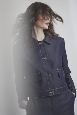 Terrycc Denim Jacket 30325*Co´Couture Online