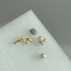 Three Pearl Berries Earring*Stine A Online
