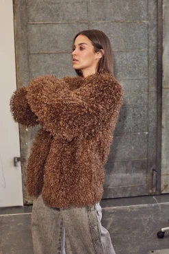 Haute L'Amitié Tibet Fur Jacket HL10275< Overtøj & Jakker