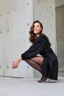 Hype The Detail Tights Lurex 30D< Strømper & Strømpebukser