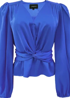 Tiki Ls Twist Blouse 22120*Liberte Outlet