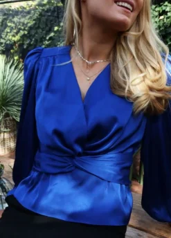 Tiki Ls Twist Blouse 22120*Liberte Outlet