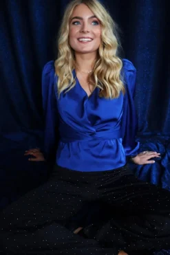 Tiki Ls Twist Blouse 22120*Liberte Outlet