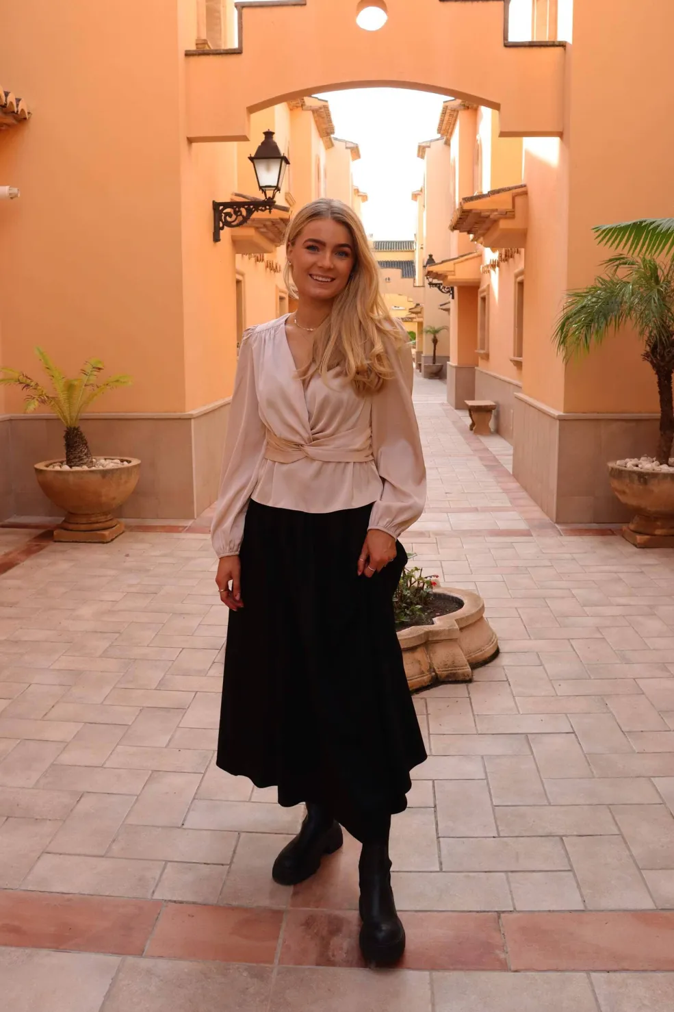 Liberte Tiki Ls Twist Blouse 22120< Bluser & Skjorter