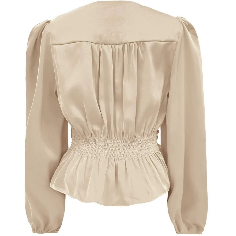 Liberte Tiki Ls Twist Blouse 22120< Bluser & Skjorter