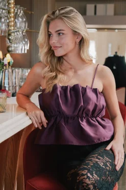 Neo Noir Tipton Dull Satin Top< T-Shirts & Toppe