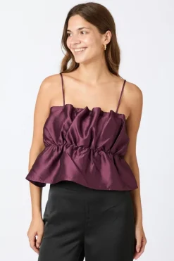 Neo Noir Tipton Dull Satin Top< T-Shirts & Toppe