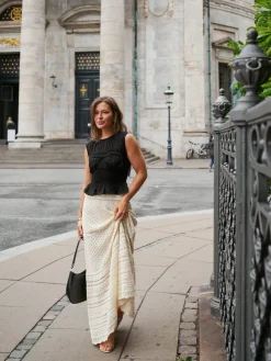 Tiril S Voile Top 166128*Neo Noir Clearance