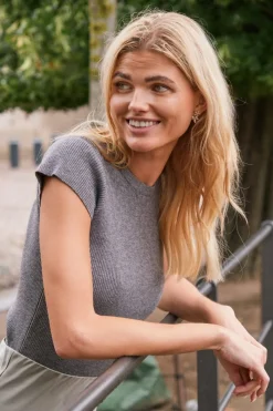 Tirra Knit Tee*Neo Noir Discount