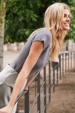 Tirra Knit Tee*Neo Noir Discount