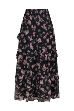 Toddy Marigold Print Skirt 165526*Neo Noir Hot