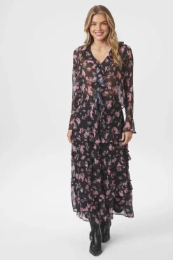 Toddy Marigold Print Skirt 165526*Neo Noir Hot