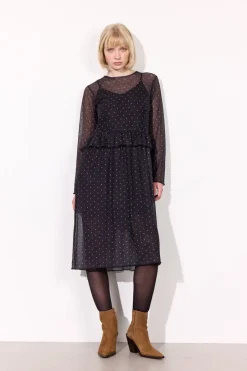 Hunkøn Tova Mesh Dress 25936< Kjoler
