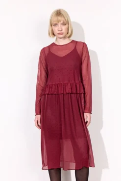 Tova Mesh Dress 25936*Hunkøn Outlet