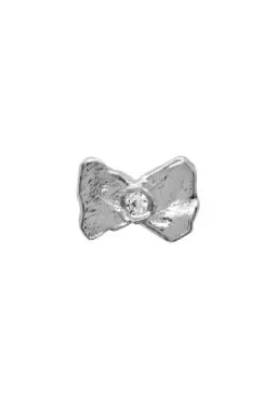 Stine A Tres Petit Bow Earring Silver< Øreringe