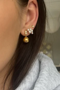 Stine A Tres Petit Flow Earring< Øreringe