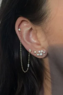 Stine A Tres Petit Flow Earring< Øreringe