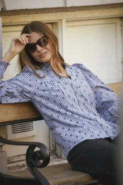 Trixiecc Dot V-Shirt 35871*Co´Couture Online