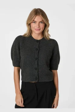 Neo Noir Trudy Deco Knit Cardigan 164514< Cardigans|Ammevenligt Tøj