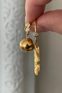 Stine A Twin Flow & Disco Ball Earring< Øreringe