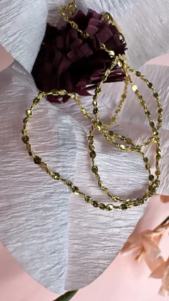 Mellow Moon Twisted Ball Necklace< Halskæder