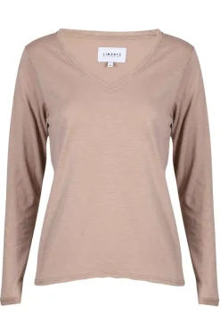 Ulla-Ls-Vneck-Tshirt 22159*Liberte Clearance