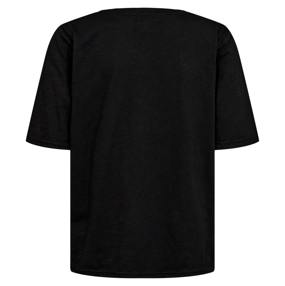 Liberte Ulla-Ss-Vneck-Tshirt< T-Shirts & Toppe