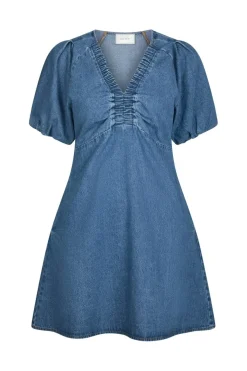 Neo Noir Uma Denim Dress 165930< Kjoler