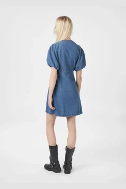 Neo Noir Uma Denim Dress 165930< Kjoler
