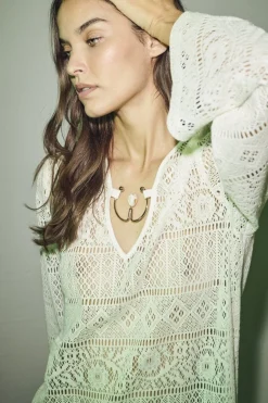 Haute L'Amitié Utopia Lace Ls Buckle Dress HL10081< Kjoler