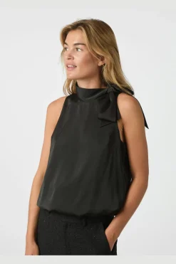 Neo Noir Veda Drapy Satin Top 166605< T-Shirts & Toppe