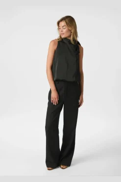 Neo Noir Veda Drapy Satin Top 166605< T-Shirts & Toppe