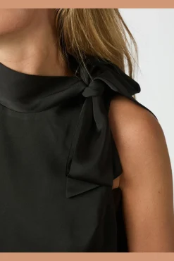 Neo Noir Veda Drapy Satin Top 166605< T-Shirts & Toppe