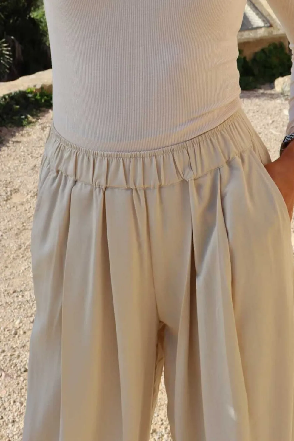 Liberte Vera-Wide-Pant 22185< Bukser, Jeans & Leggings